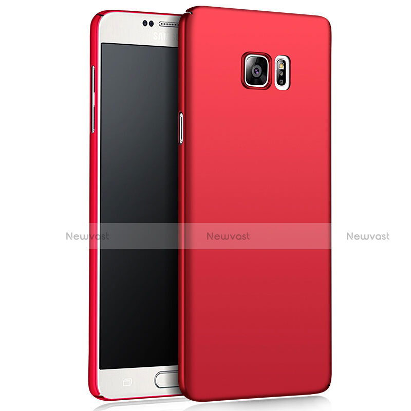 Hard Rigid Plastic Matte Finish Case M03 for Samsung Galaxy Note 5 N9200 N920 N920F Red