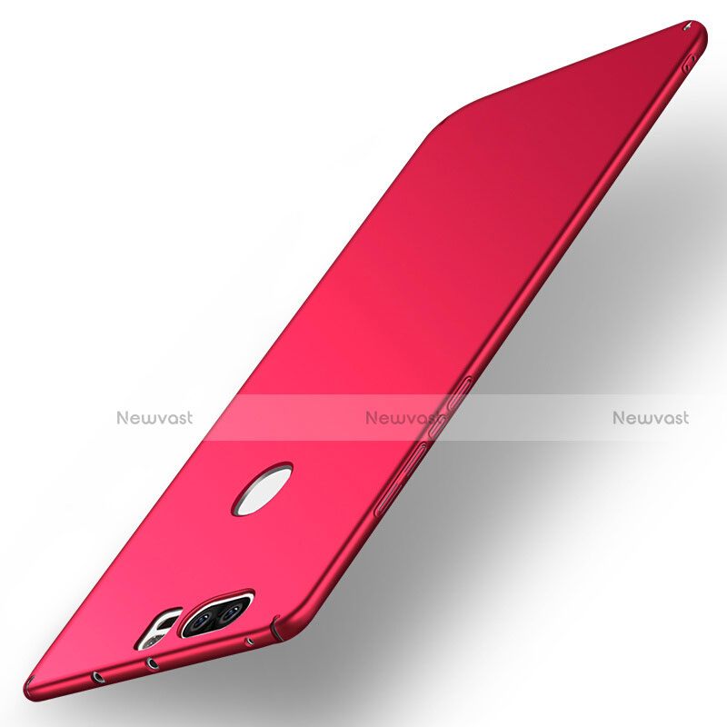 Hard Rigid Plastic Matte Finish Case M07 for Huawei Honor V8 Red