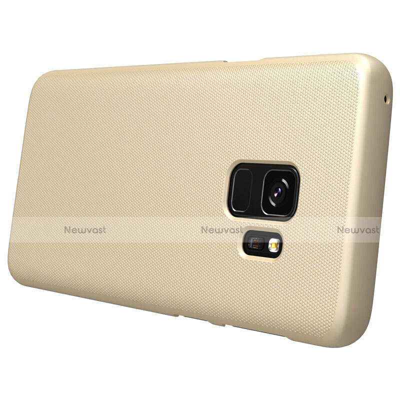 Hard Rigid Plastic Matte Finish Case M09 for Samsung Galaxy S9 Gold