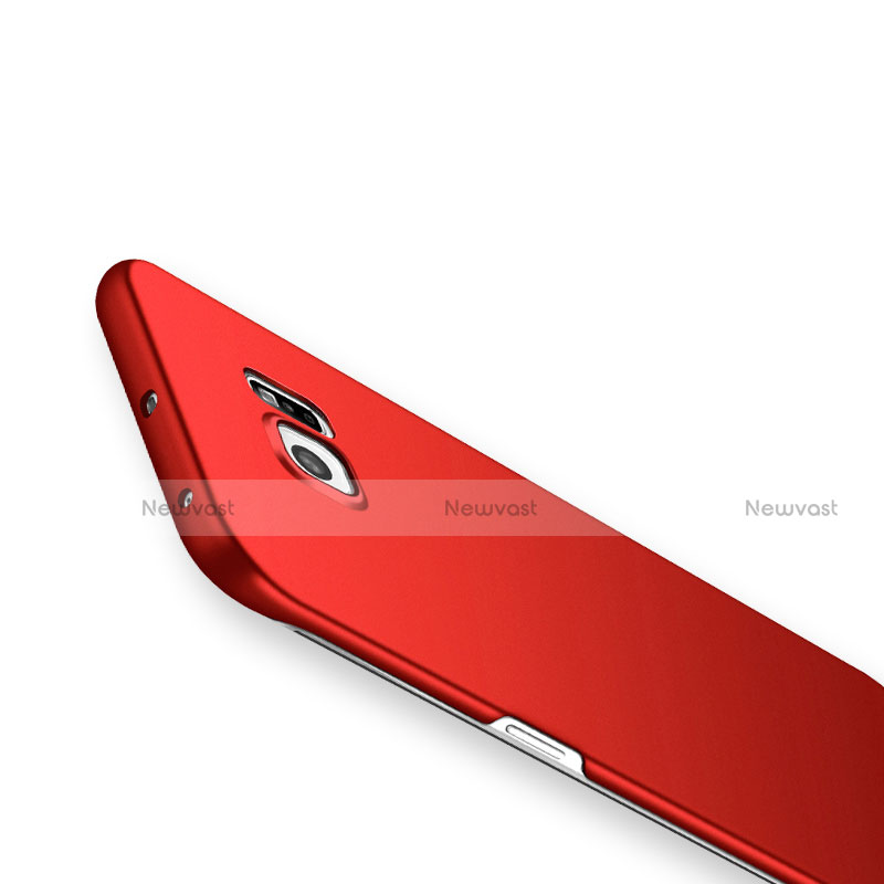 Hard Rigid Plastic Matte Finish Case Q02 for Samsung Galaxy S6 Edge+ Plus SM-G928F Red