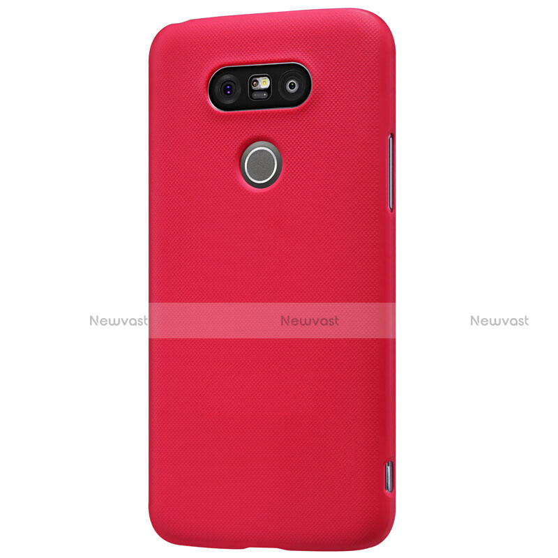 Hard Rigid Plastic Matte Finish Case R01 for LG G5 Red