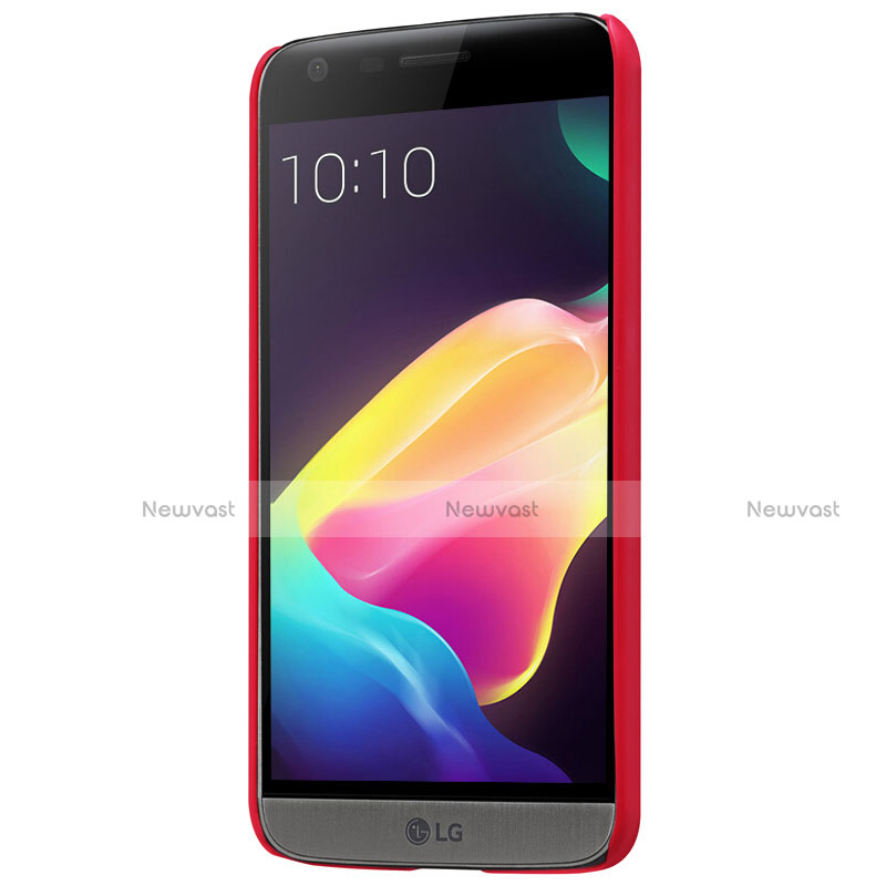 Hard Rigid Plastic Matte Finish Case R01 for LG G5 Red