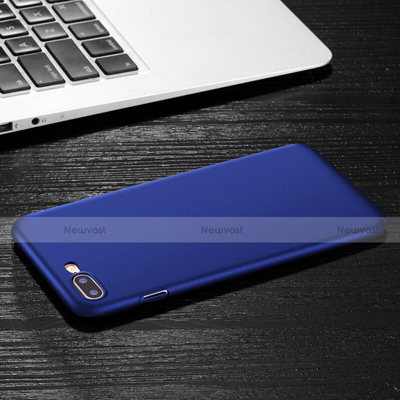 Hard Rigid Plastic Matte Finish Cover for Apple iPhone 8 Plus Blue