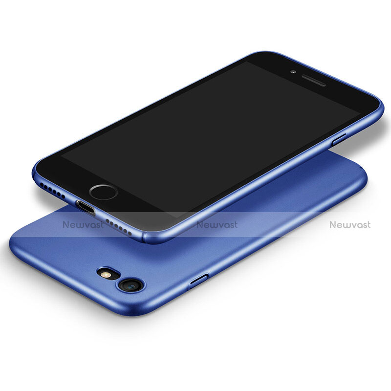 Hard Rigid Plastic Matte Finish Cover for Apple iPhone SE (2020) Blue