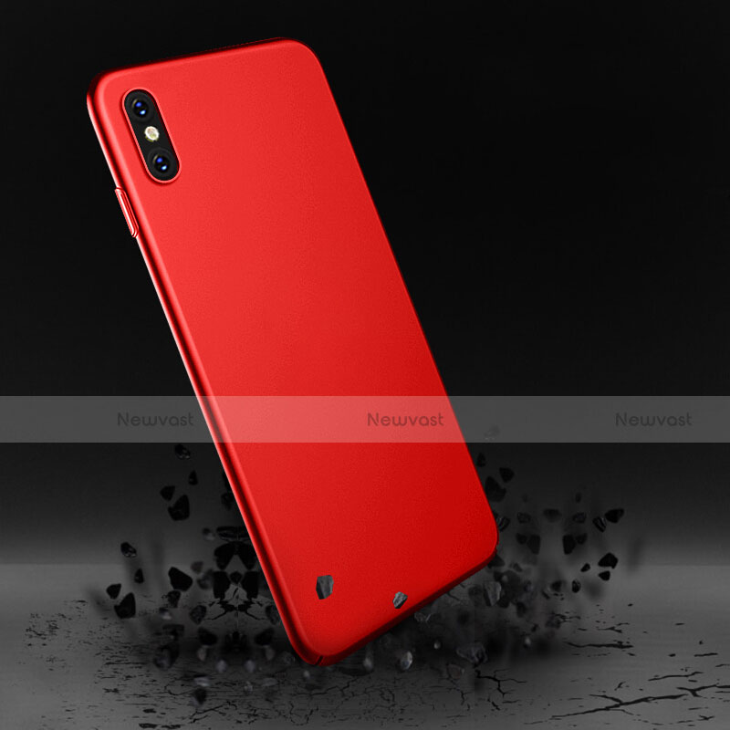 Hard Rigid Plastic Matte Finish Cover for Apple iPhone Xs Max Red