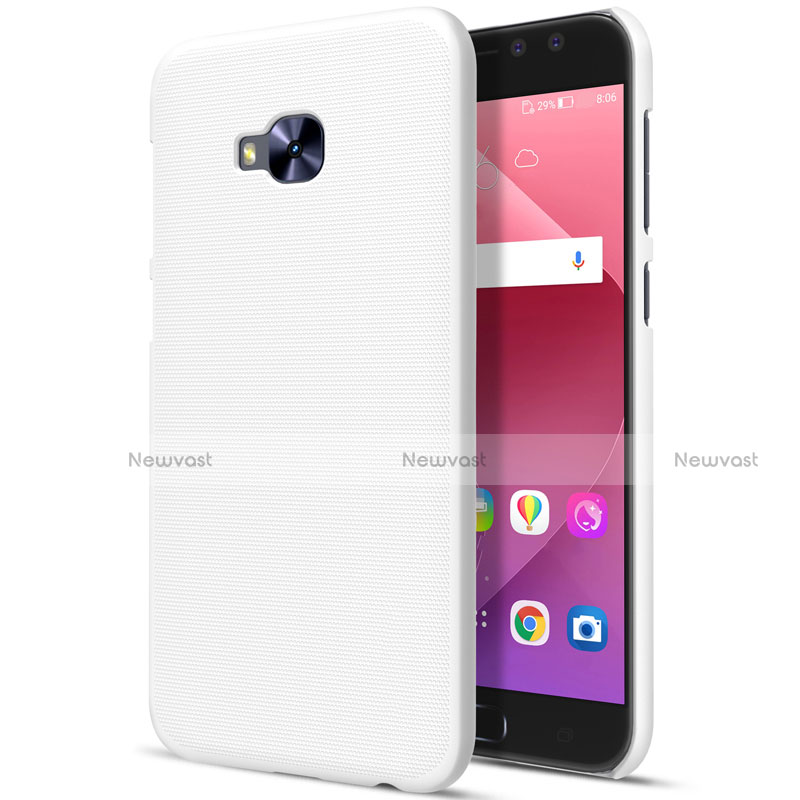 Hard Rigid Plastic Matte Finish Cover for Asus Zenfone 4 Selfie Pro White