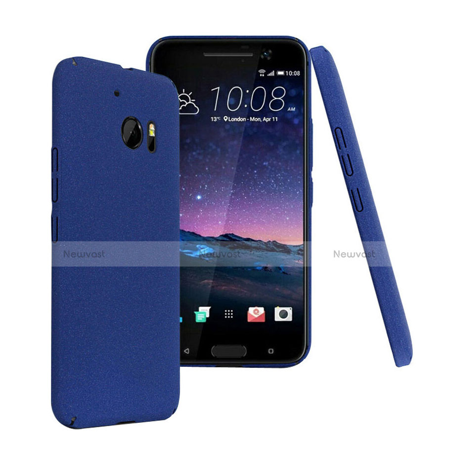 Hard Rigid Plastic Matte Finish Cover for HTC 10 One M10 Blue