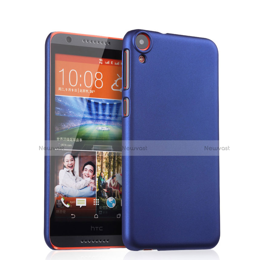 Hard Rigid Plastic Matte Finish Cover for HTC Desire 820 Blue