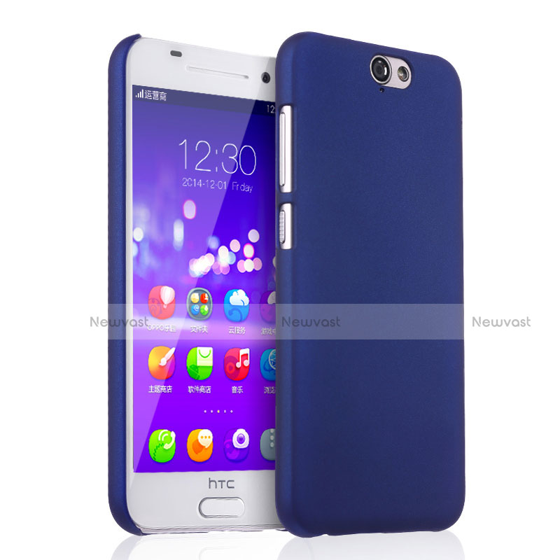 Hard Rigid Plastic Matte Finish Cover for HTC One A9 Blue