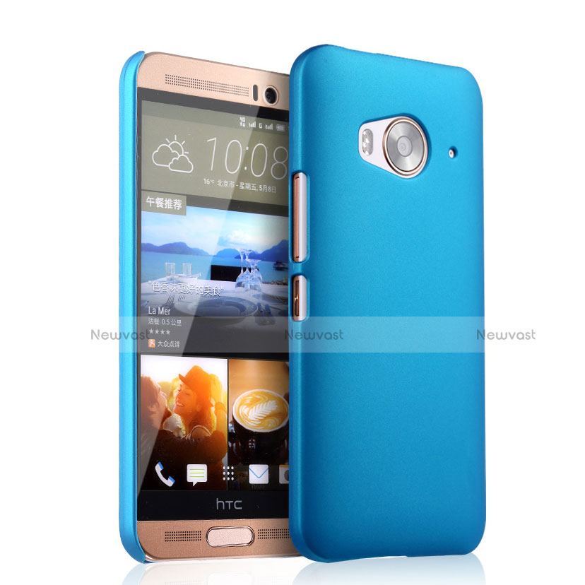 Hard Rigid Plastic Matte Finish Cover for HTC One Me Sky Blue