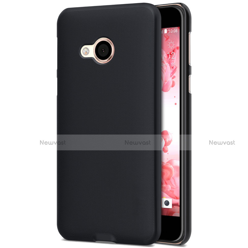 Hard Rigid Plastic Matte Finish Cover for HTC U Play Black