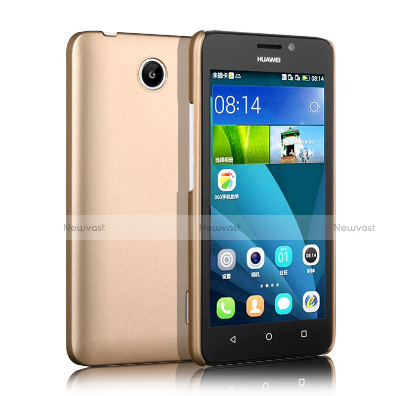 Hard Rigid Plastic Matte Finish Cover for Huawei Ascend Y635 Dual SIM Gold