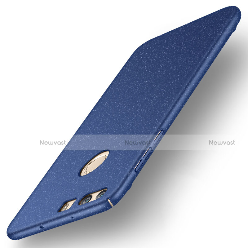 Hard Rigid Plastic Matte Finish Cover for Huawei Honor 8 Blue