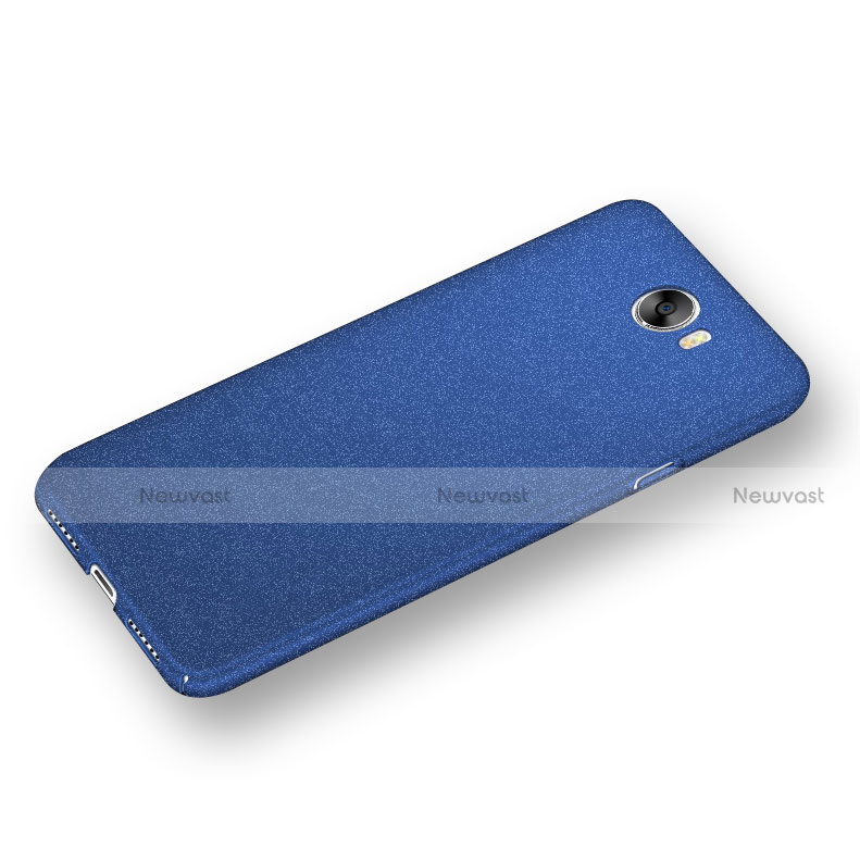 Hard Rigid Plastic Matte Finish Cover for Huawei Honor Play 5 Blue