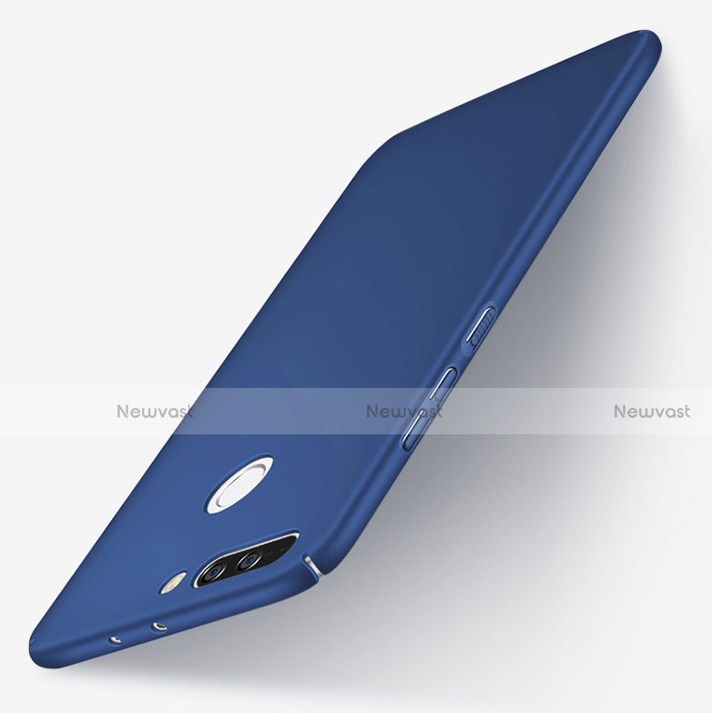 Hard Rigid Plastic Matte Finish Cover for Huawei Honor V9 Blue