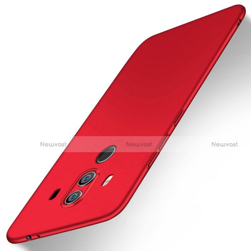Hard Rigid Plastic Matte Finish Cover for Huawei Mate 10 Pro Red