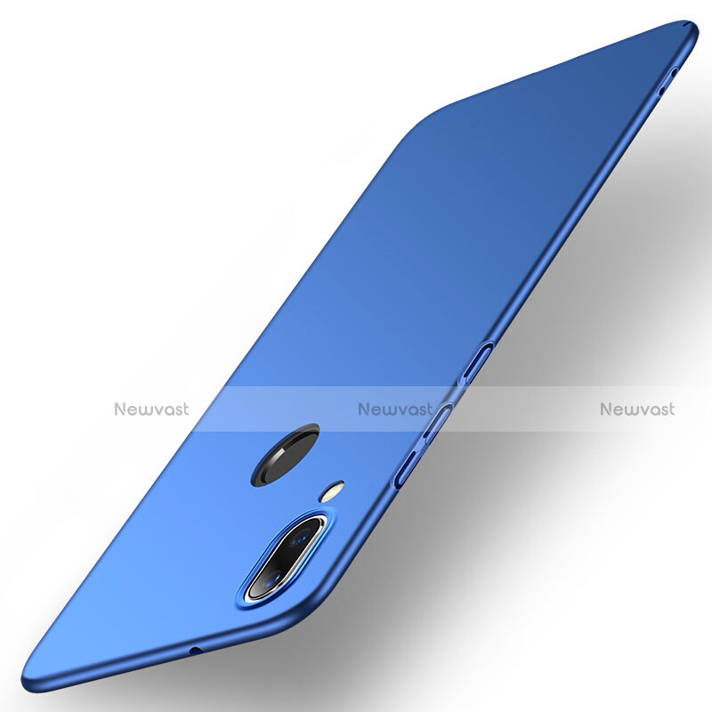 Hard Rigid Plastic Matte Finish Cover for Huawei P20 Lite Blue