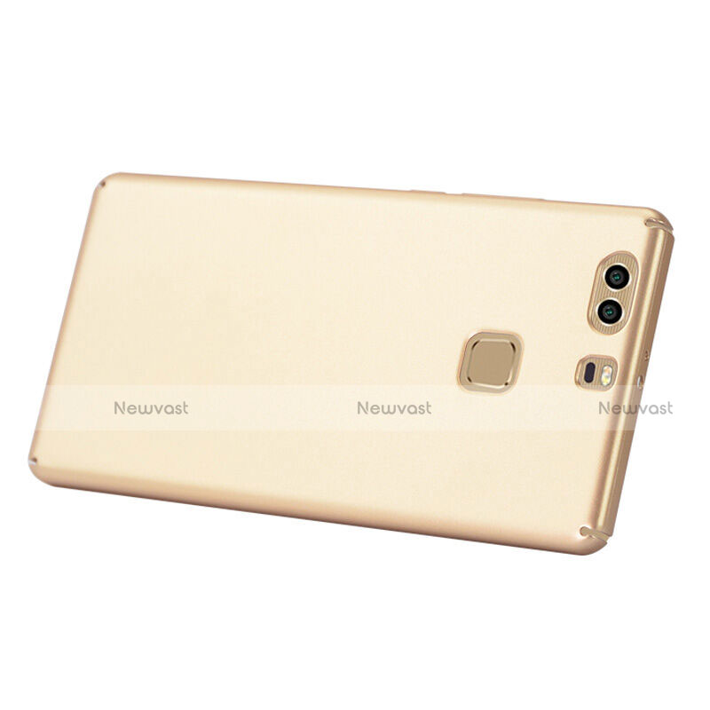 Hard Rigid Plastic Matte Finish Cover for Huawei P9 Gold