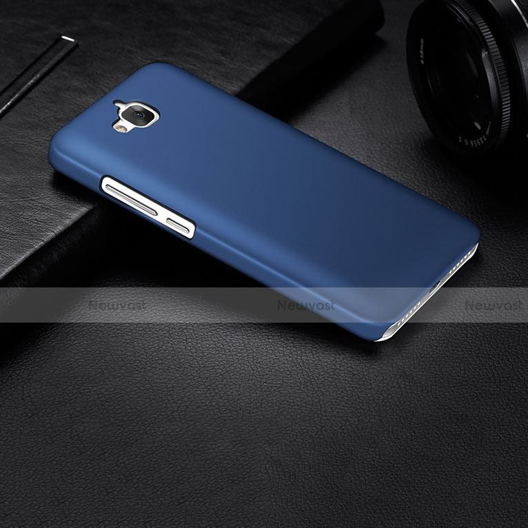 Hard Rigid Plastic Matte Finish Cover for Huawei Y6 Pro Blue