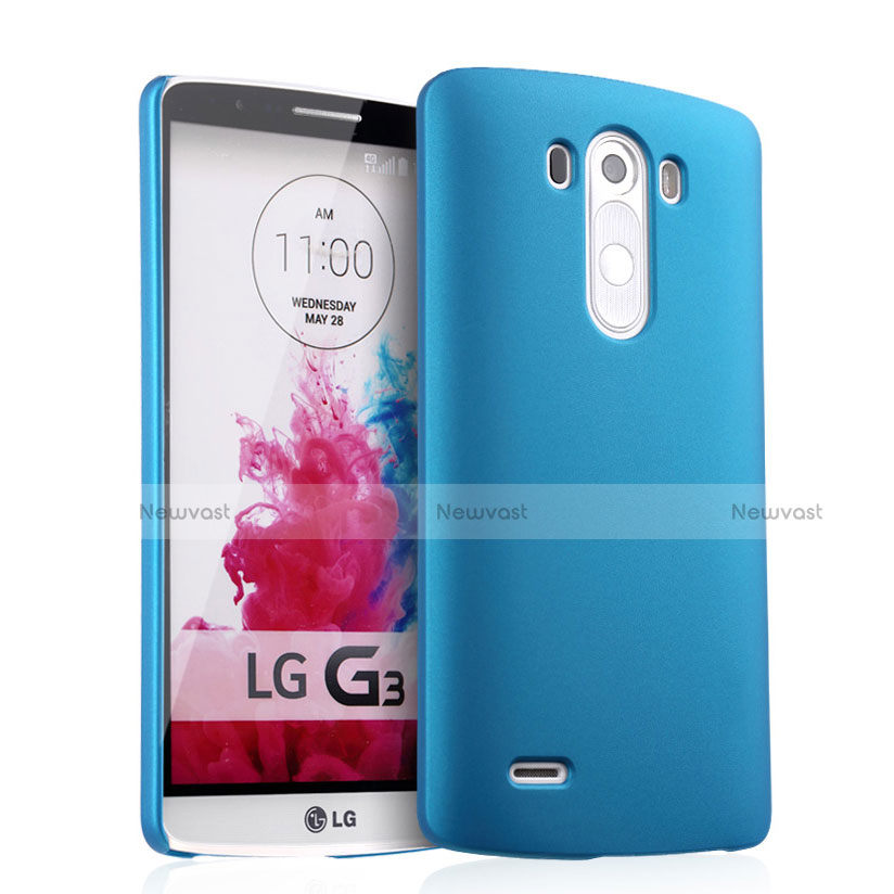 Hard Rigid Plastic Matte Finish Cover for LG G3 Sky Blue