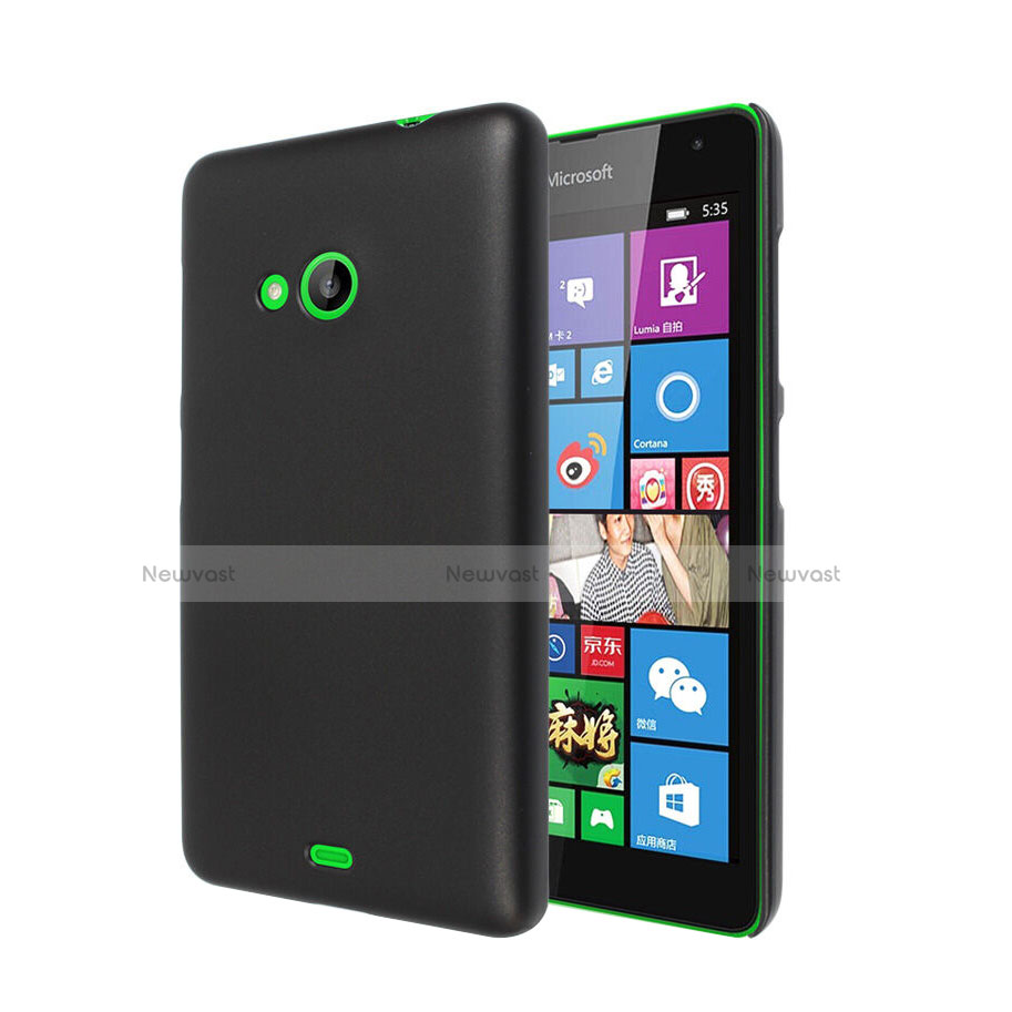 Hard Rigid Plastic Matte Finish Cover for Microsoft Lumia 535 Black
