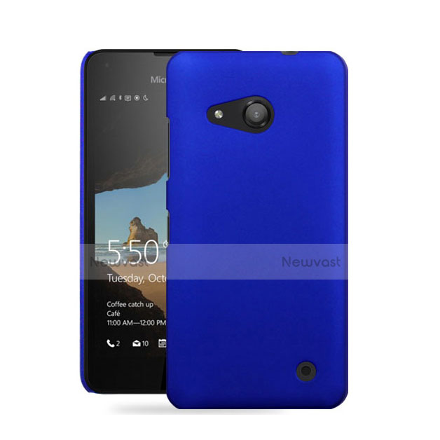 Hard Rigid Plastic Matte Finish Cover for Microsoft Lumia 550 Blue