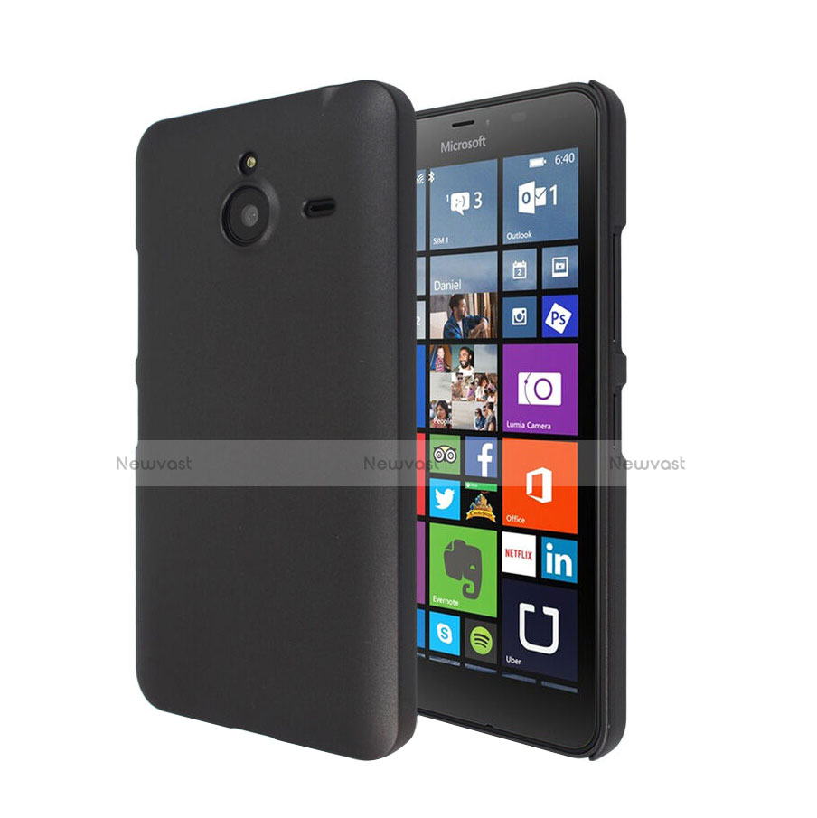 Hard Rigid Plastic Matte Finish Cover for Microsoft Lumia 640 XL Lte Black