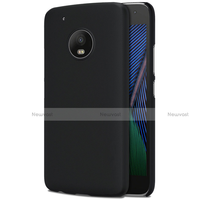 Hard Rigid Plastic Matte Finish Cover for Motorola Moto G5 Plus Black