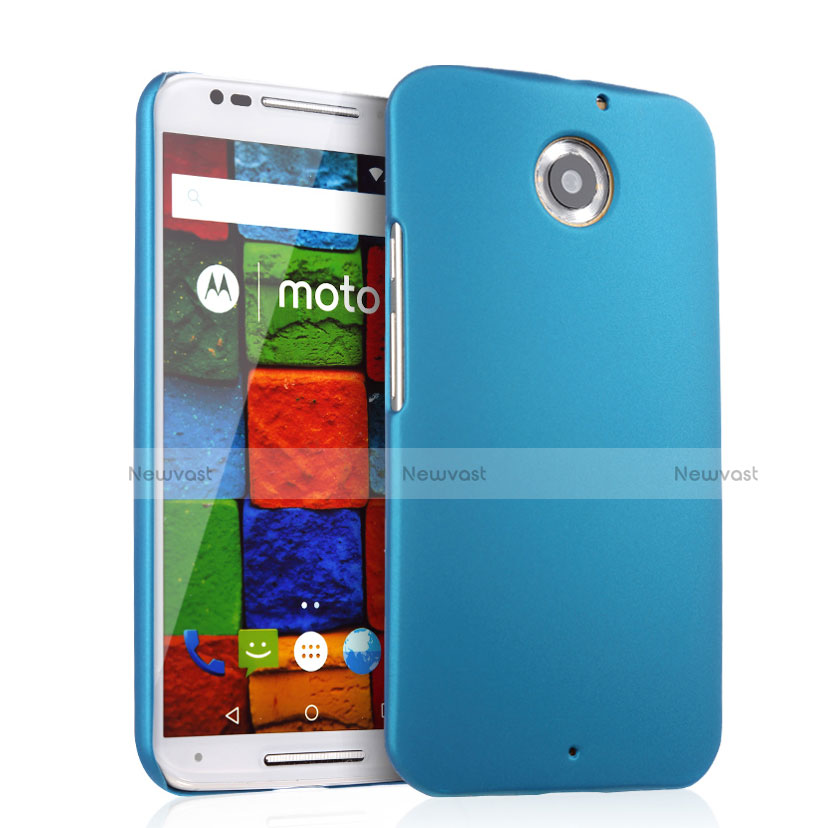 Hard Rigid Plastic Matte Finish Cover for Motorola Moto X (2nd Gen) Sky Blue