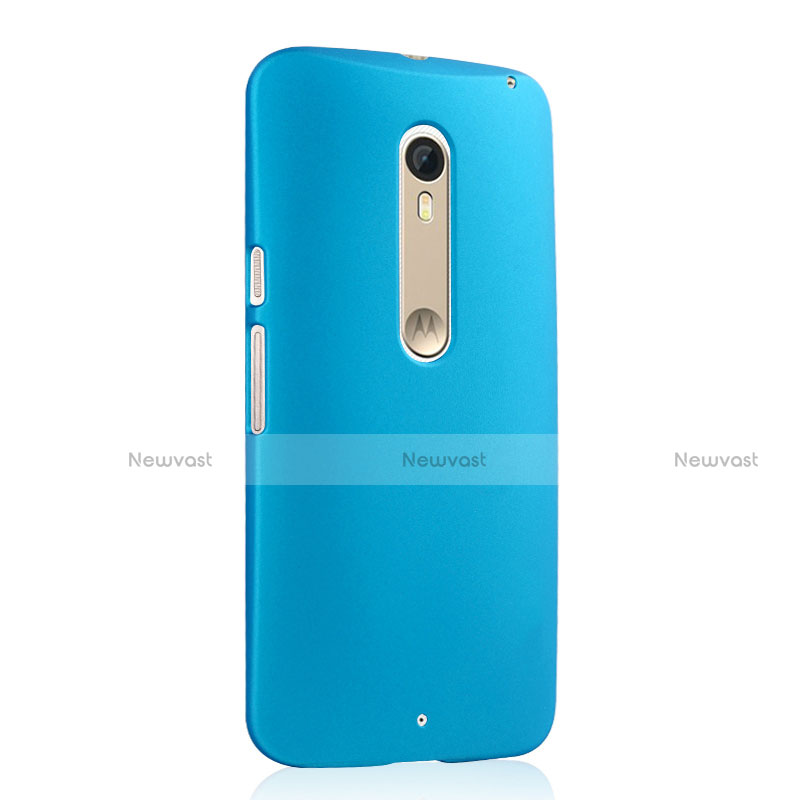 Hard Rigid Plastic Matte Finish Cover for Motorola Moto X Style Sky Blue