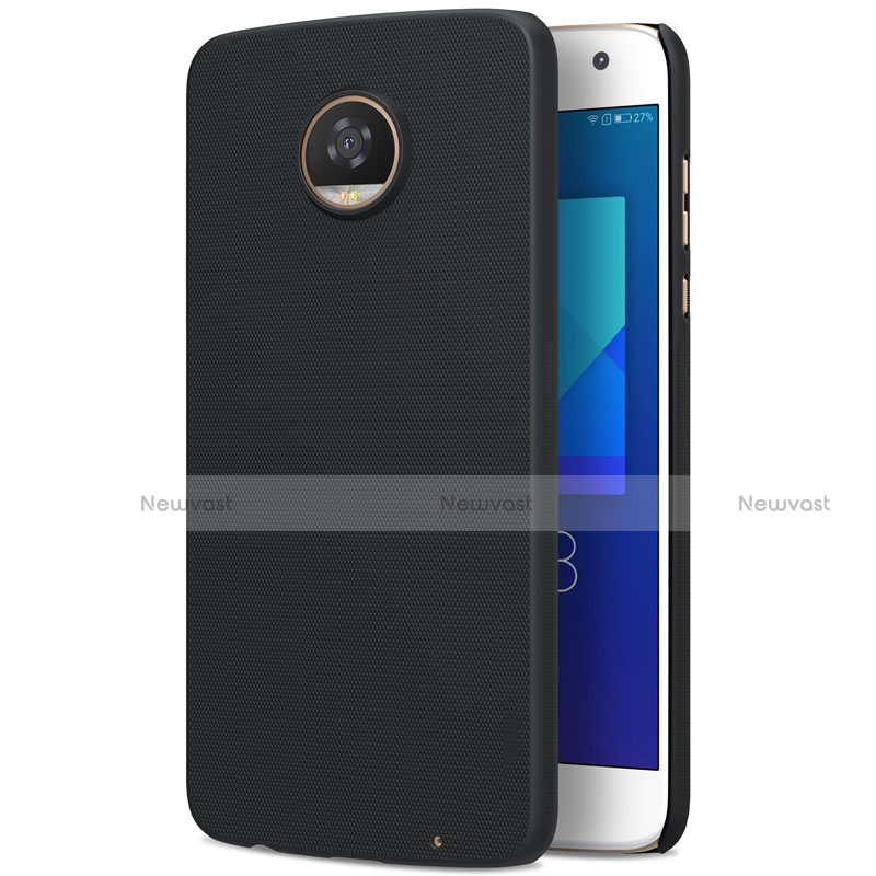 Hard Rigid Plastic Matte Finish Cover for Motorola Moto Z2 Play Black