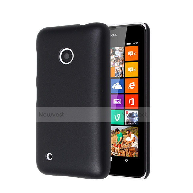 Hard Rigid Plastic Matte Finish Cover for Nokia Lumia 530 Black