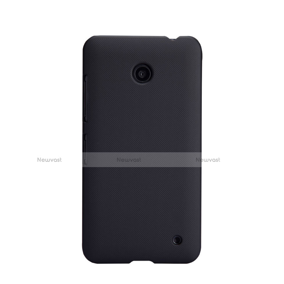 Hard Rigid Plastic Matte Finish Cover for Nokia Lumia 635 Black