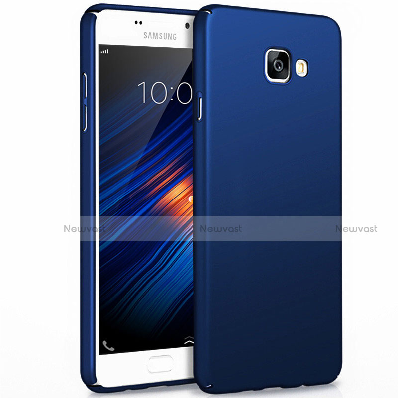 Hard Rigid Plastic Matte Finish Cover for Samsung Galaxy A7 (2017) A720F Blue