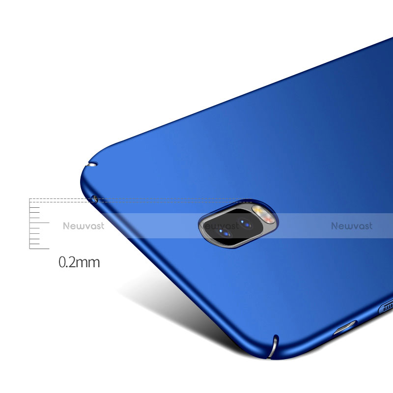 Hard Rigid Plastic Matte Finish Cover for Samsung Galaxy C7 (2017) Blue