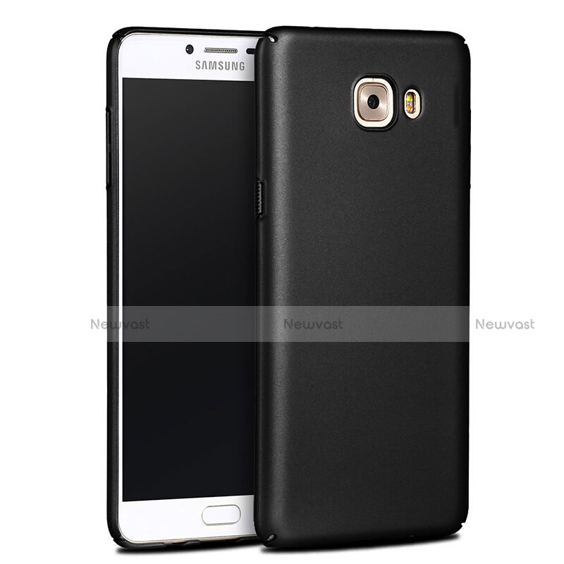 Hard Rigid Plastic Matte Finish Cover for Samsung Galaxy C9 Pro C9000 Black