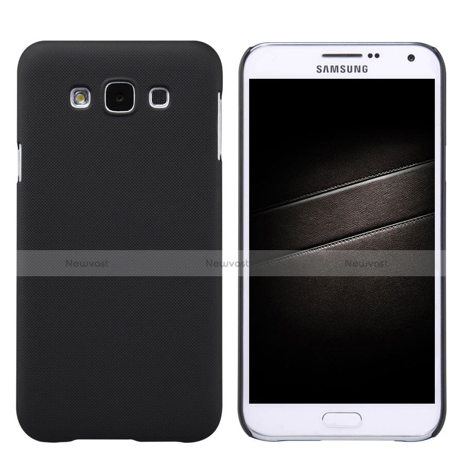 Hard Rigid Plastic Matte Finish Cover for Samsung Galaxy E7 SM-E700 E7000 Black