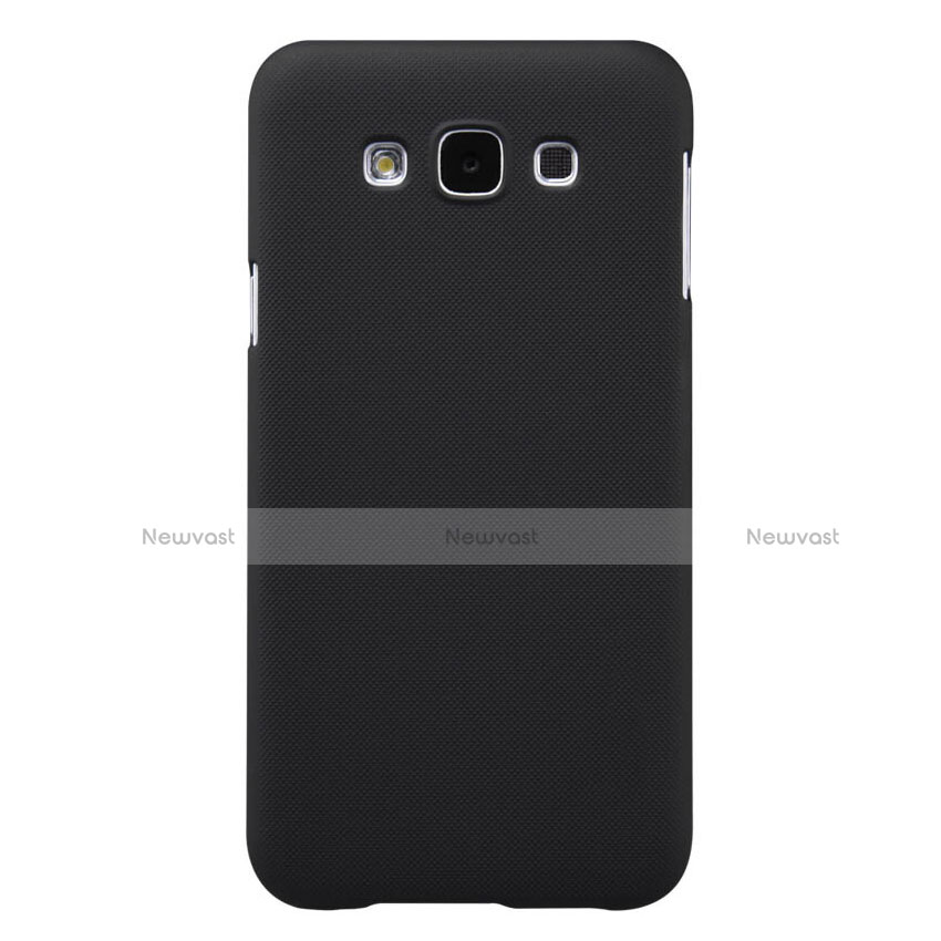 Hard Rigid Plastic Matte Finish Cover for Samsung Galaxy E7 SM-E700 E7000 Black