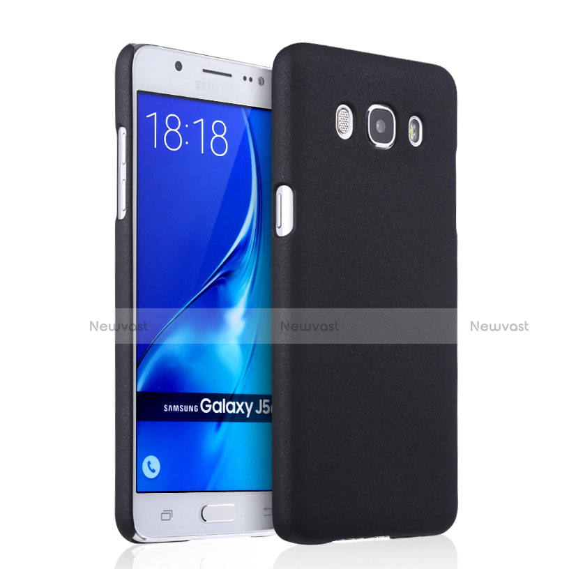 Hard Rigid Plastic Matte Finish Cover for Samsung Galaxy J5 (2016) J510FN J5108 Black