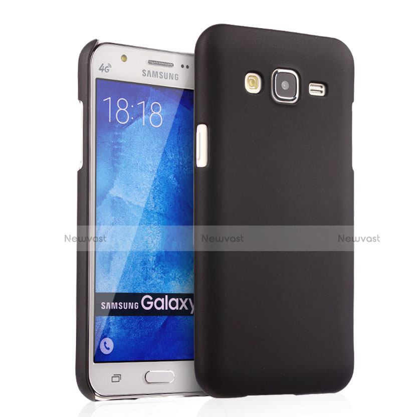 Hard Rigid Plastic Matte Finish Cover for Samsung Galaxy J5 SM-J500F Black