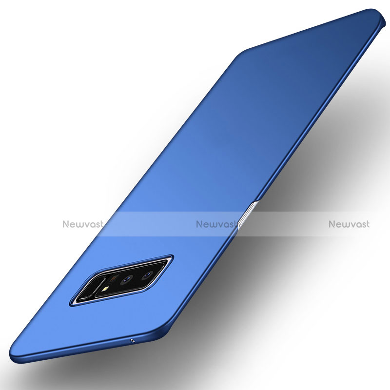 Hard Rigid Plastic Matte Finish Cover for Samsung Galaxy Note 8 Duos N950F Blue