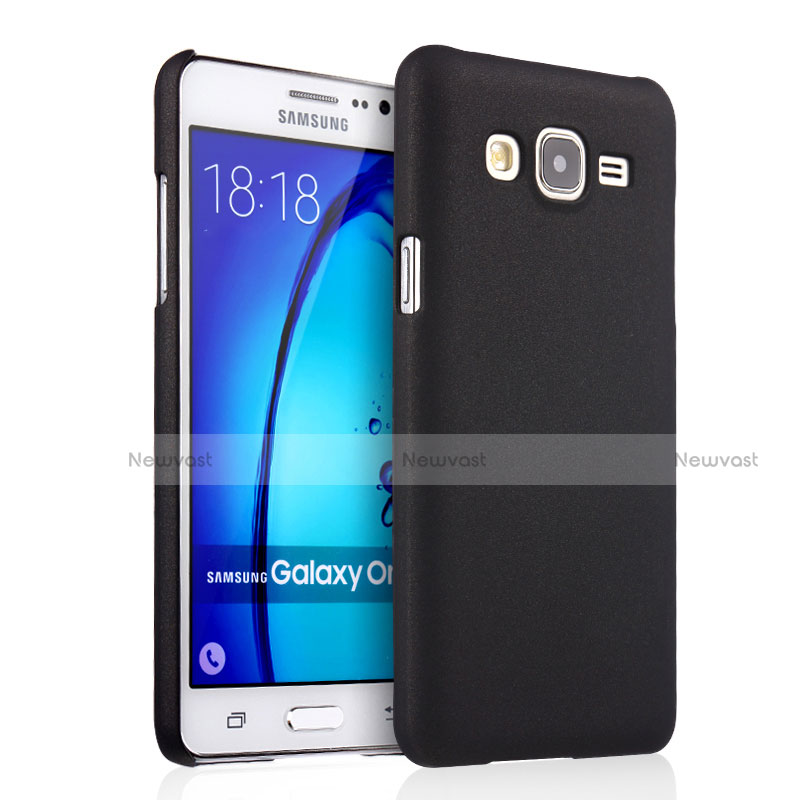 Hard Rigid Plastic Matte Finish Cover for Samsung Galaxy On5 G550FY Black