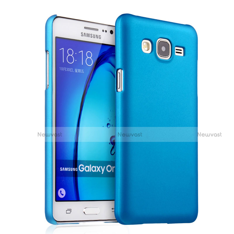 Hard Rigid Plastic Matte Finish Cover for Samsung Galaxy On7 Pro Sky Blue