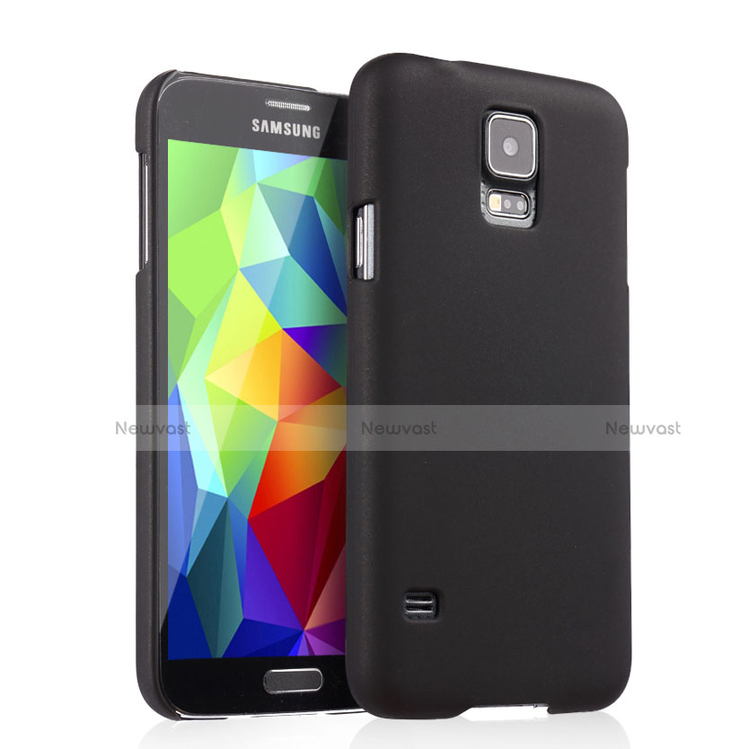 Hard Rigid Plastic Matte Finish Cover for Samsung Galaxy S5 Duos Plus Black