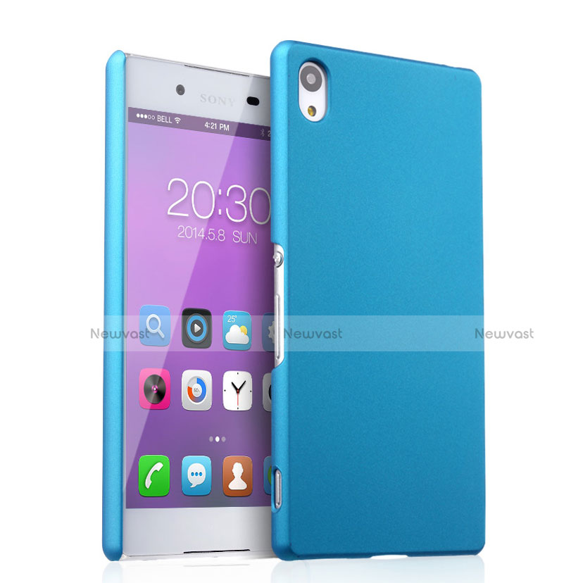 Hard Rigid Plastic Matte Finish Cover for Sony Xperia Z4 Sky Blue