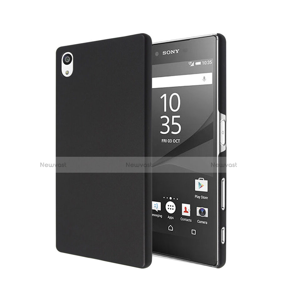 Hard Rigid Plastic Matte Finish Cover for Sony Xperia Z5 Black
