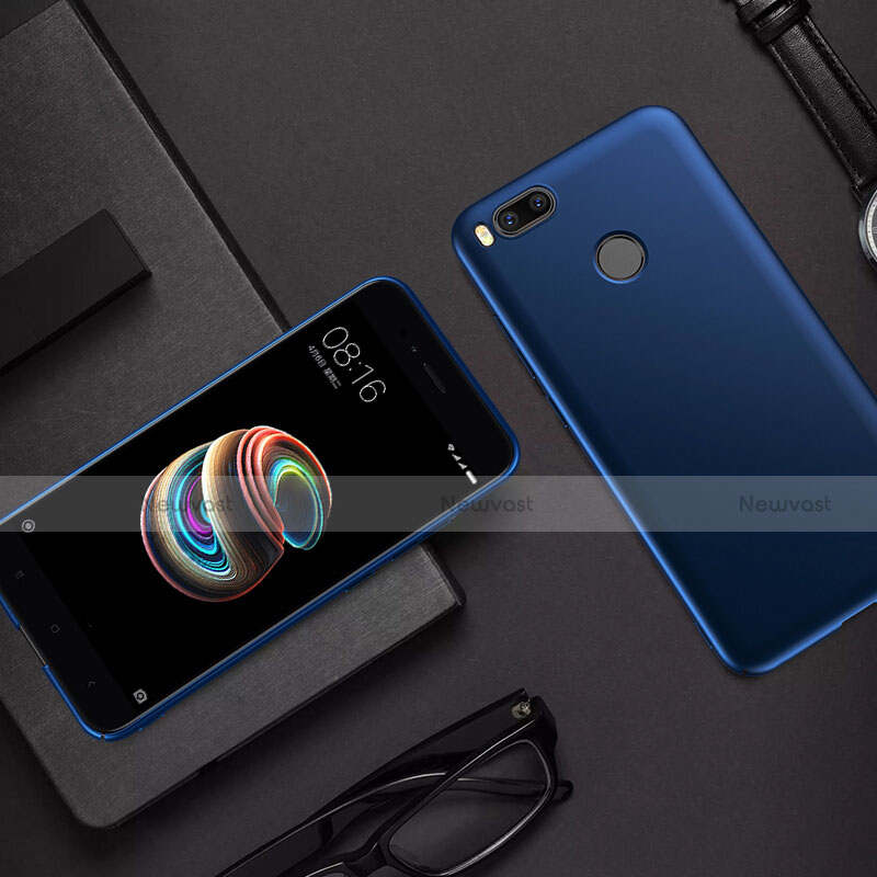 Hard Rigid Plastic Matte Finish Cover for Xiaomi Mi 5X Blue