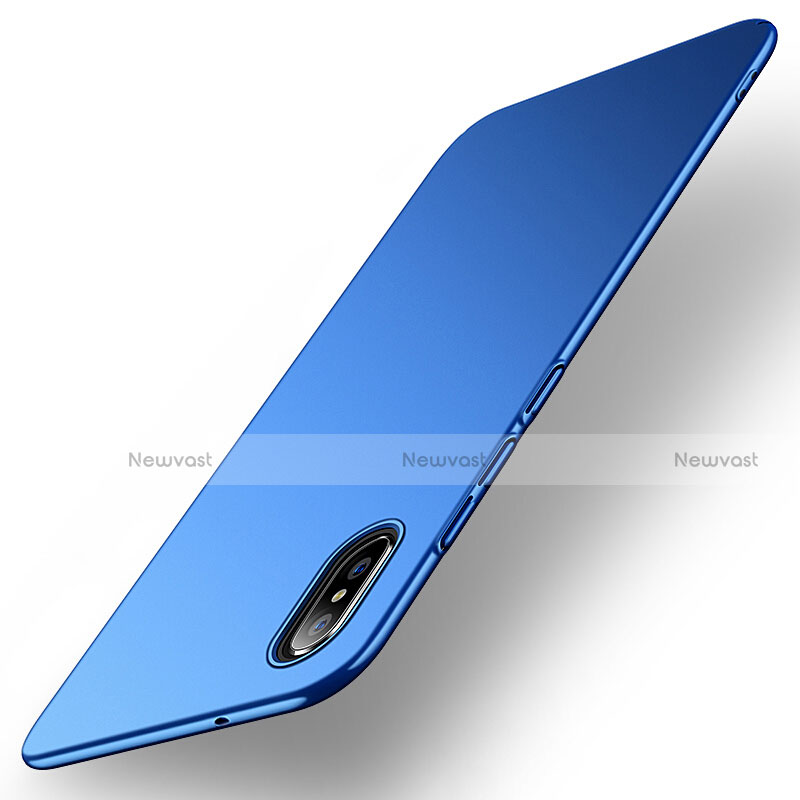 Hard Rigid Plastic Matte Finish Cover for Xiaomi Mi 8 Explorer Blue