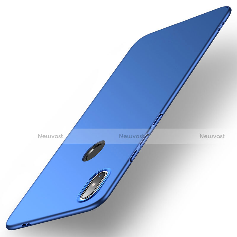 Hard Rigid Plastic Matte Finish Cover for Xiaomi Mi 8 SE Blue