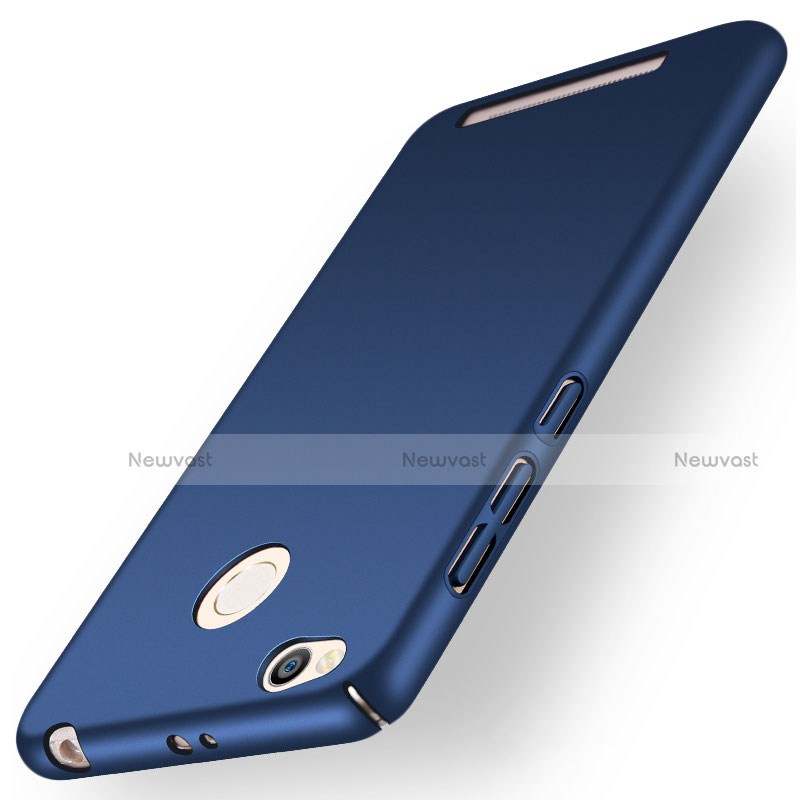 Hard Rigid Plastic Matte Finish Cover for Xiaomi Redmi 3S Blue